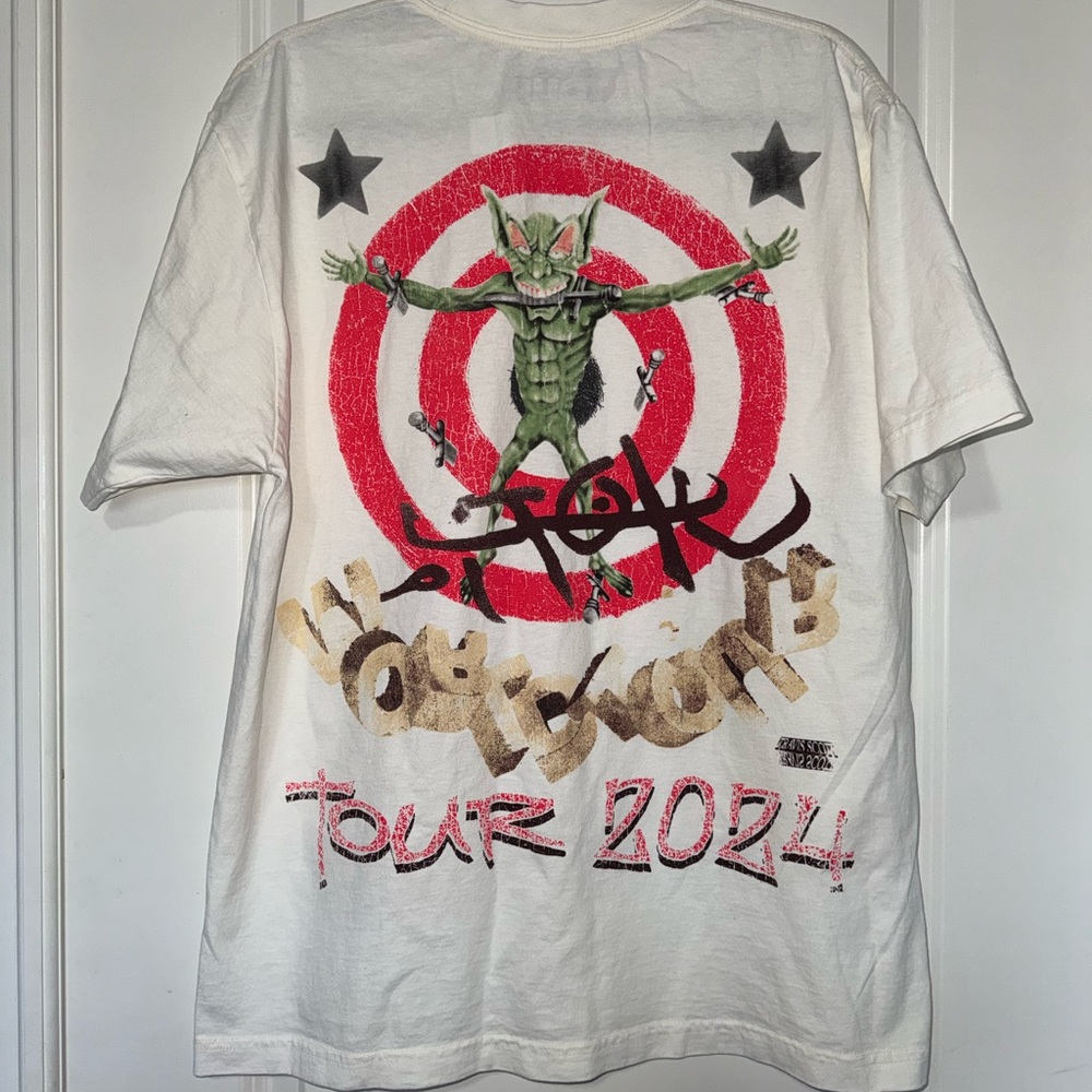 Travis Scott World Tour White Graphic Tee - Picture 2 of 3